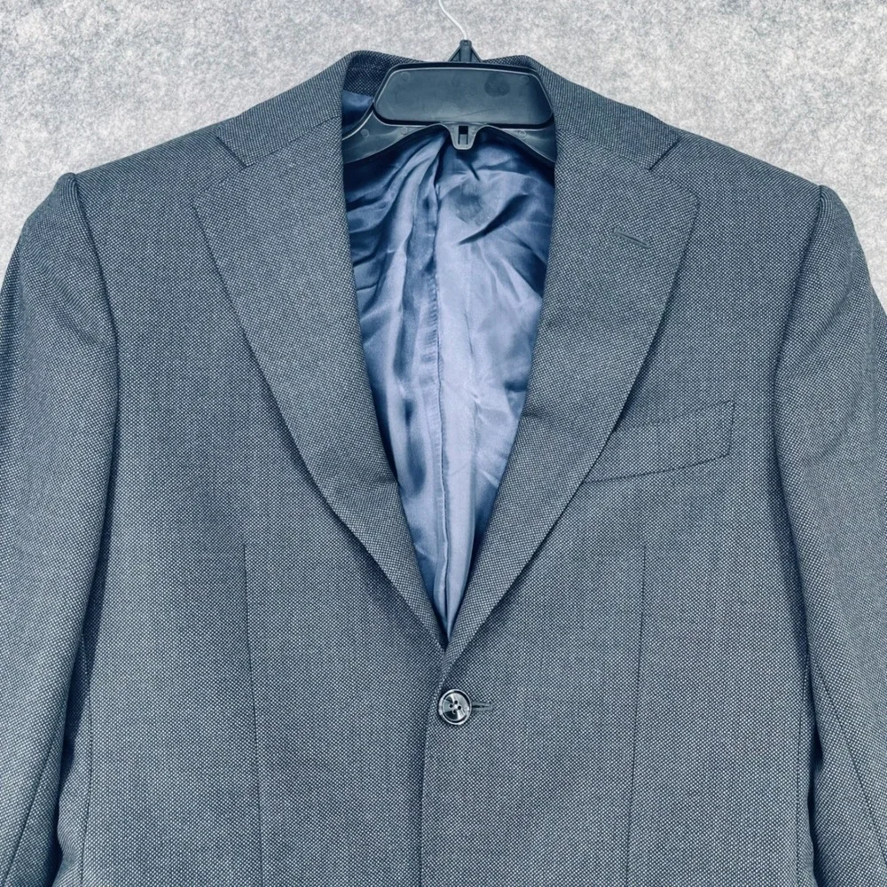 Suitsupply Blazer Mens 34S Blue Napoli INT Vitale Barberis Canonico Wool Jacket